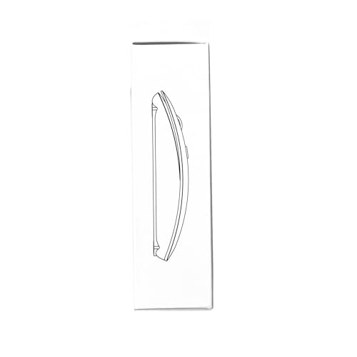 LEAPEST Wireless Bluetooth Mouse for MacBook Pro/Air/Mac/iPad/Laptop/Desktop/Mac/PC/Computer/Phone-Portable Slim Silent Office Mice with USB-C Adapter 2.4 GHz USB Mice (WhiteSilver)