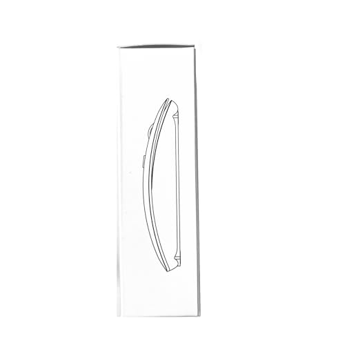 Wireless Mouse 2.4 GHz with USB Receiver for Laptop Computer Rechargeable Wireless Mouse Compatible with Apple MacBook Air/Pro, iPad, Mac, Chromebook, PC, with USB C Adapter (White Silver)
