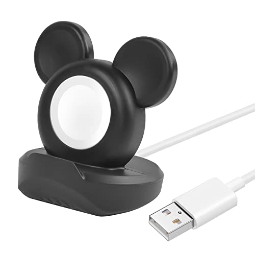 AXFEE Charger Stand Compatible with iWatch, Silicone Dock Holder, Desk Stand, Charging Station Dock Holder Compatible with All Apple Series Ultra/SE/8/7/6/5/4/3/2/1 (Not Include Charger)