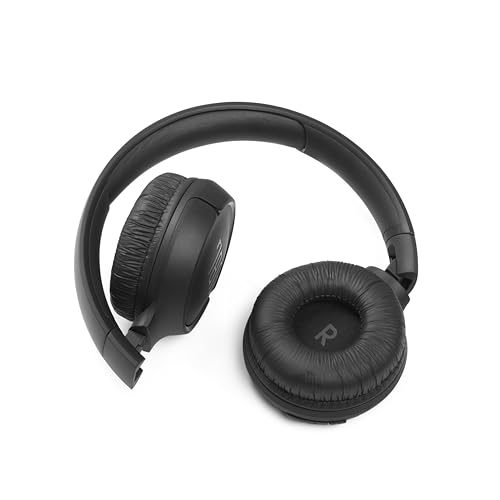 JBL Tune 510 BT Wireless On-Ear Headphones with Bluetooth 5.0 and Speed Charge, Up to 40 Hours Battery Life, Black