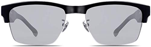 ONOTEC Wireless Bluetooth Audio Sunglasses, Polarized Light Sunglasses Stereo Music Bluetooth Waterproof Headset, Headphones Music, for Men & Women, Polarized Glasses Lenses (Color : Gray)