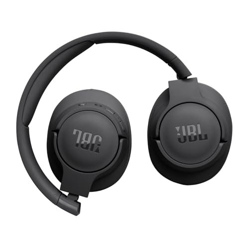 JBL Tune 720 BT Wireless Over-Ear Headphones with JBL Pure Bass Sound, Bluetooth 5.3, Hands-Free Calls, Audio Cable and 76-Hour Battery Life, Black