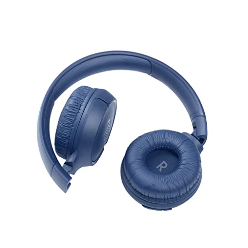 JBL Tune 510 BT Wireless On-Ear Headphones with Bluetooth 5.0 and Speed Charge, Up to 40 Hours Battery Life, Blue