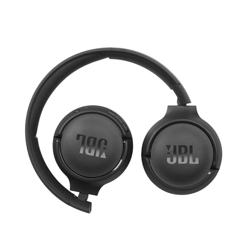 JBL Tune 510 BT Wireless On-Ear Headphones with Bluetooth 5.0 and Speed Charge, Up to 40 Hours Battery Life, Black
