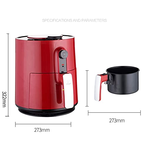 Oil Free Air Fryer Oven, French Fries Large Toaster Oven Turbo Broiler For Onion Rings, Electric Food Warmers Fryers With Basket, Convection Ovens (Color : White) Useful (White) lofty ambition
