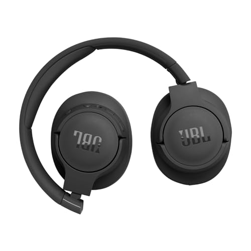JBL Tune 770 NC Wireless Over-Ear Bluetooth Headphones with Adaptive Noise-Cancelling Technology and 70-Hour Battery Life, Black
