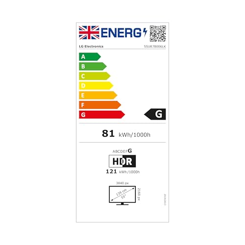 LG LED UR78 55" 4K Smart TV, 2023