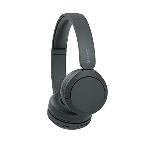 Sony WH-CH520 Wireless Bluetooth Headphones - up to 50 Hours Battery Life with Quick Charge, On-ear style - Black