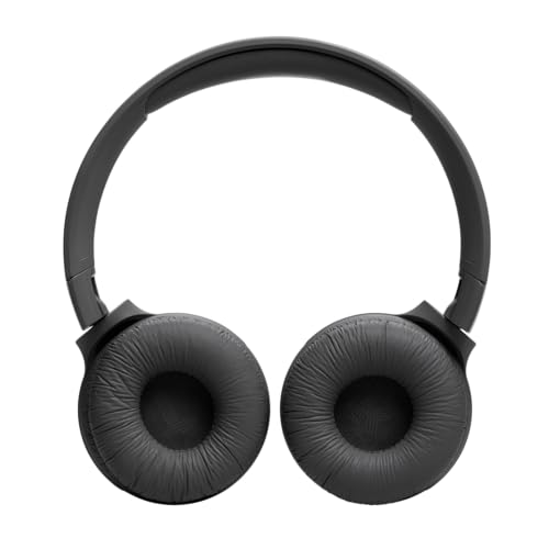 JBL Tune 520 BT Wireless On-Ear Headphones with JBL Pure Bass Sound, Bluetooth 5.3, Hands-Free Calls and 57-Hour Battery Life, Black