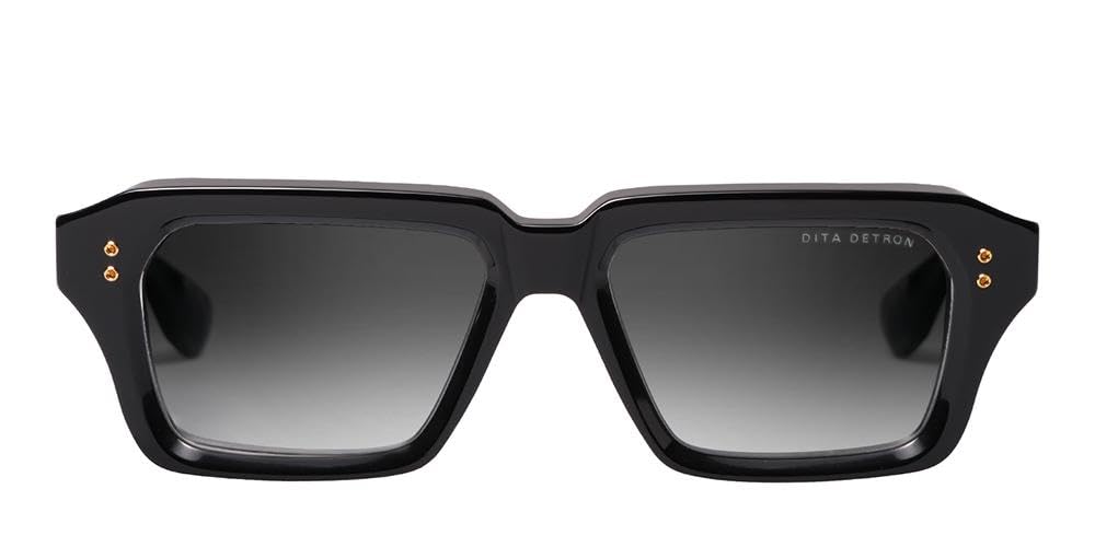 Dita DETRON BLACK - YELLOW GOLD/DARK GREY TO CLEAR onesizefitsall unisex Sunglasses