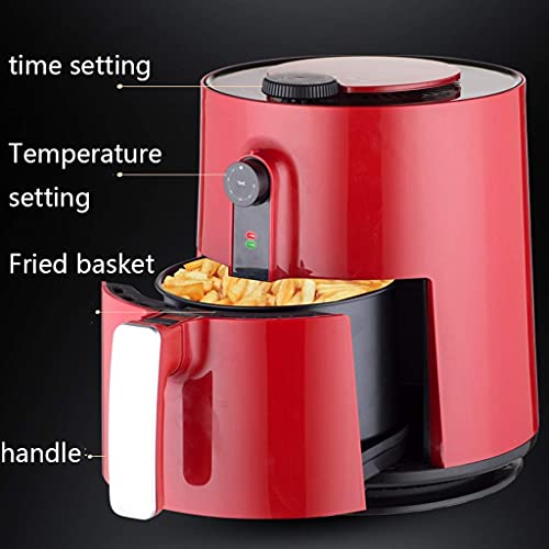 Oil Free Air Fryer Oven, French Fries Large Toaster Oven Turbo Broiler For Onion Rings, Electric Food Warmers Fryers With Basket, Convection Ovens (Color : White) Useful (White) lofty ambition
