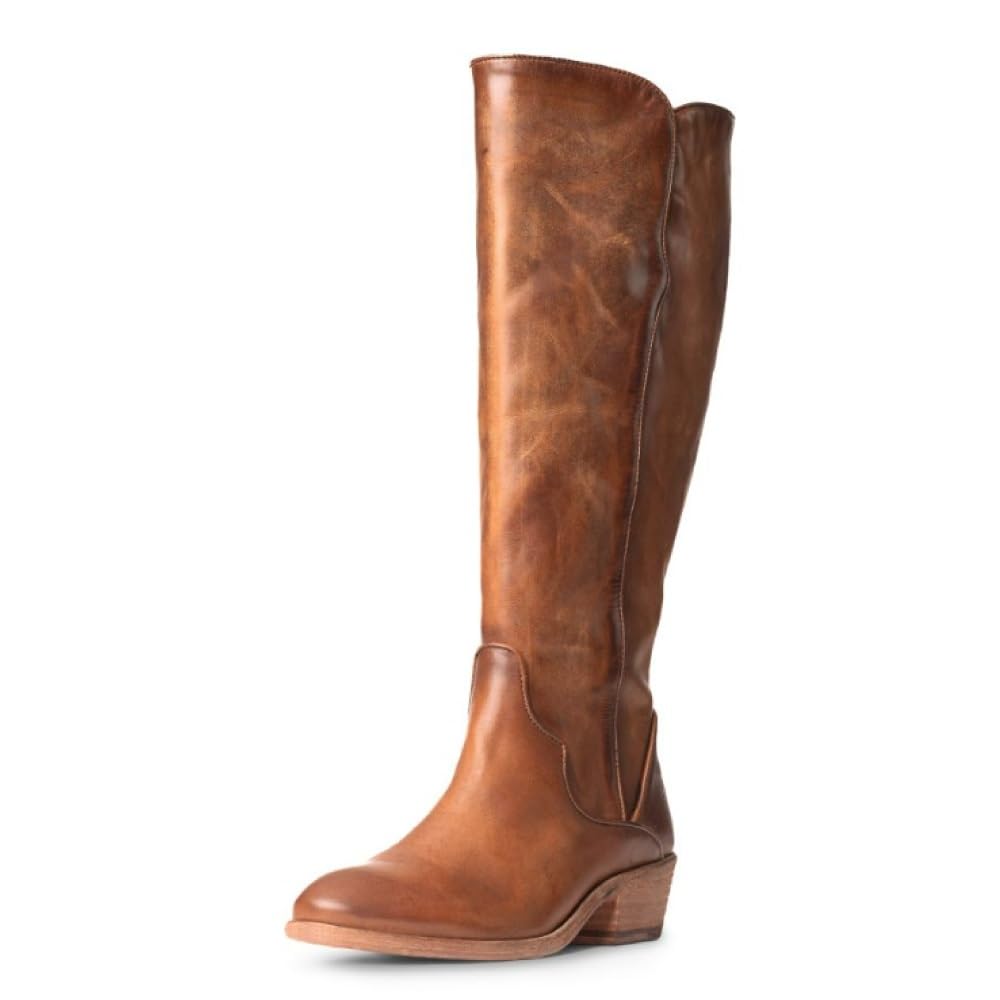 Frye Women's Carson Piping Tall Knee High Boot, Caramel, 4.5 UK