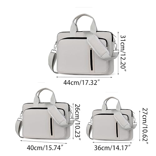 Fhsqwernm Oxford Cloth Laptop Shoulder Bag For MacAir 14 15.6 17.3" Inch Notebook Flapover Sleeve Case