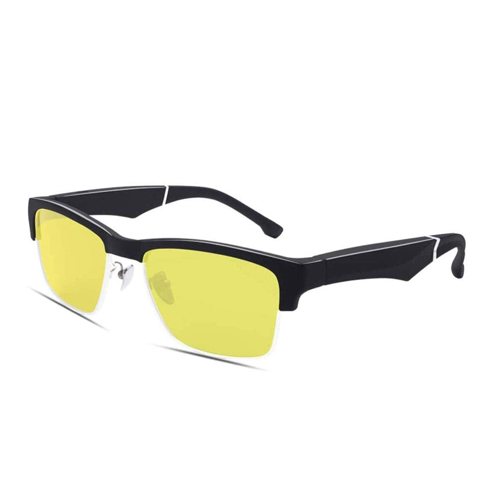 ONOTEC Wireless Bluetooth Audio Sunglasses, Polarized Light Sunglasses Stereo Music Bluetooth Waterproof Headset, Headphones Music, for Men & Women, Polarized Glasses Lenses (Color : Gray)
