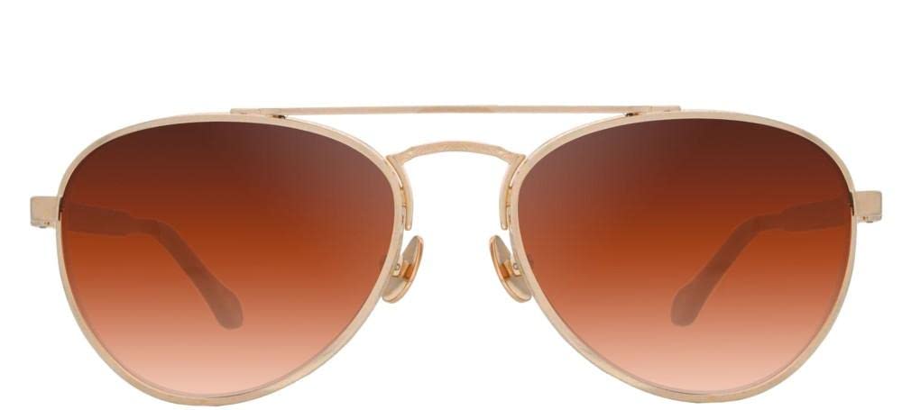 Matsuda M3116 Gold/Brown Shaded 54/19/145 unisex Sunglasses