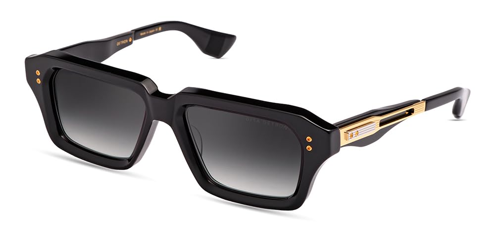 Dita DETRON BLACK - YELLOW GOLD/DARK GREY TO CLEAR onesizefitsall unisex Sunglasses