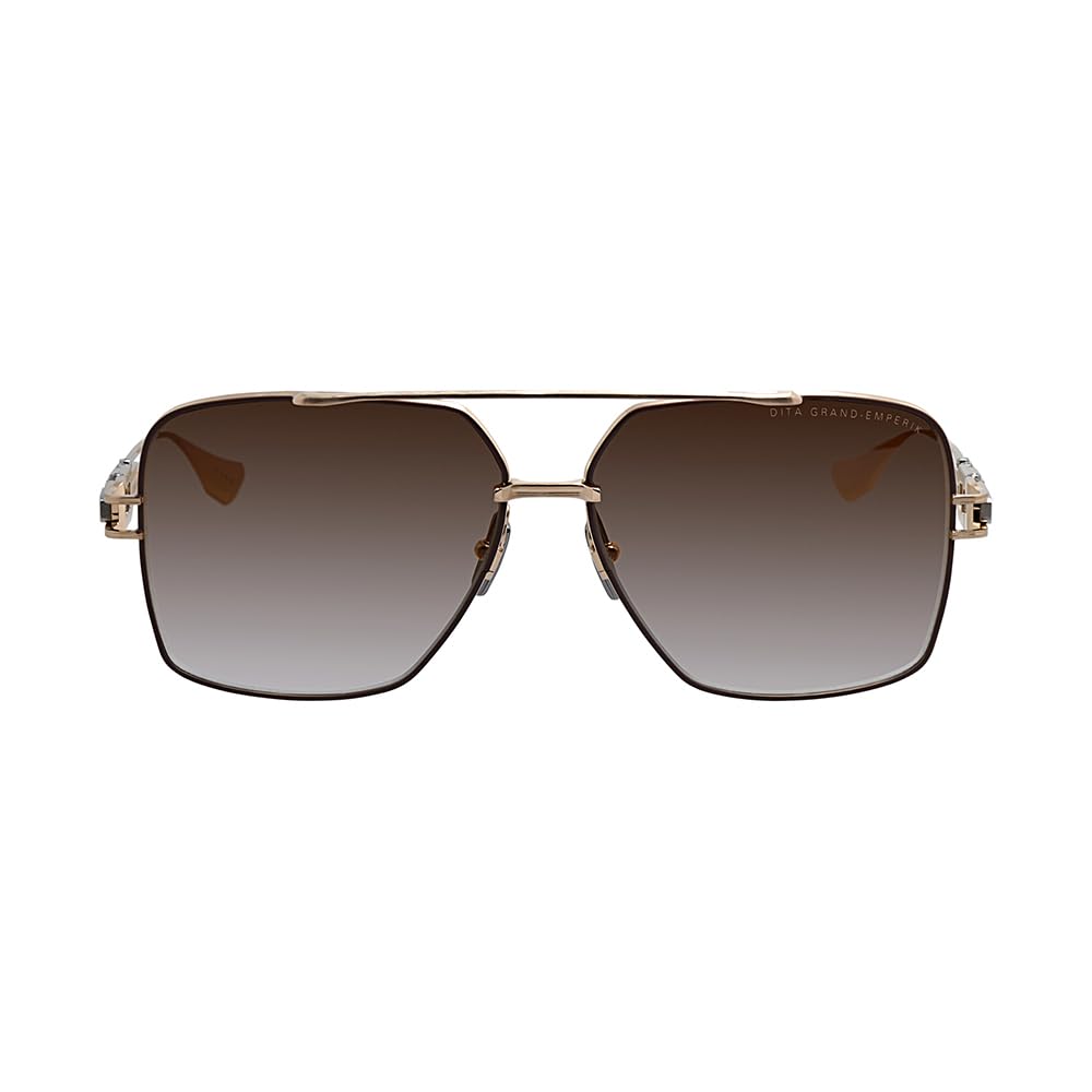Dita GRAND-EMPERIK SUN BRUSHED WHITE GOLD/CAPUCCINO onesizefitsall unisex Sunglasses