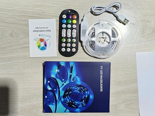 MATICOD LED Lights for TV, 3M TV Lights for 32-43in Tvs, Music Sync Color Changing RGB TV Backlight with Remote APP Control USB Led Strip Lights for Christmas Gaming Room Decoration