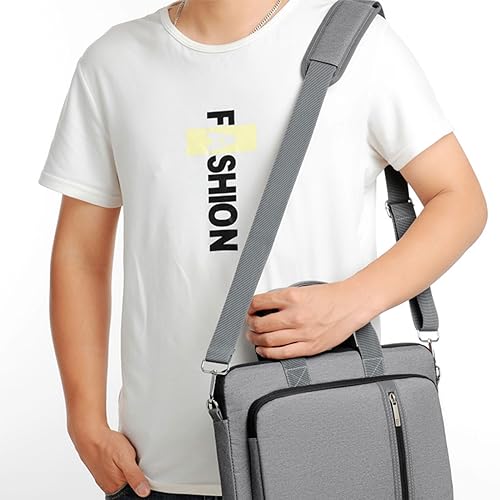 Fhsqwernm Oxford Cloth Laptop Shoulder Bag For MacAir 14 15.6 17.3" Inch Notebook Flapover Sleeve Case