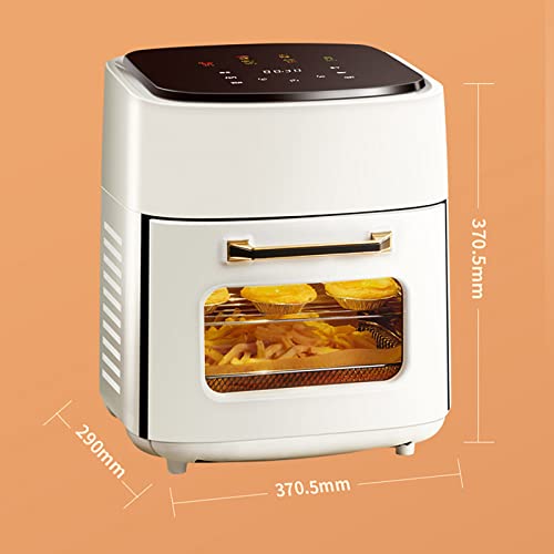 THREMA Air Fryer Toaster Oven Combo, Convection Oven Countertop with Digital Touchscreen, Handle Clip and Roasting Basket, Extra Large Capacity, for Home Kitchen