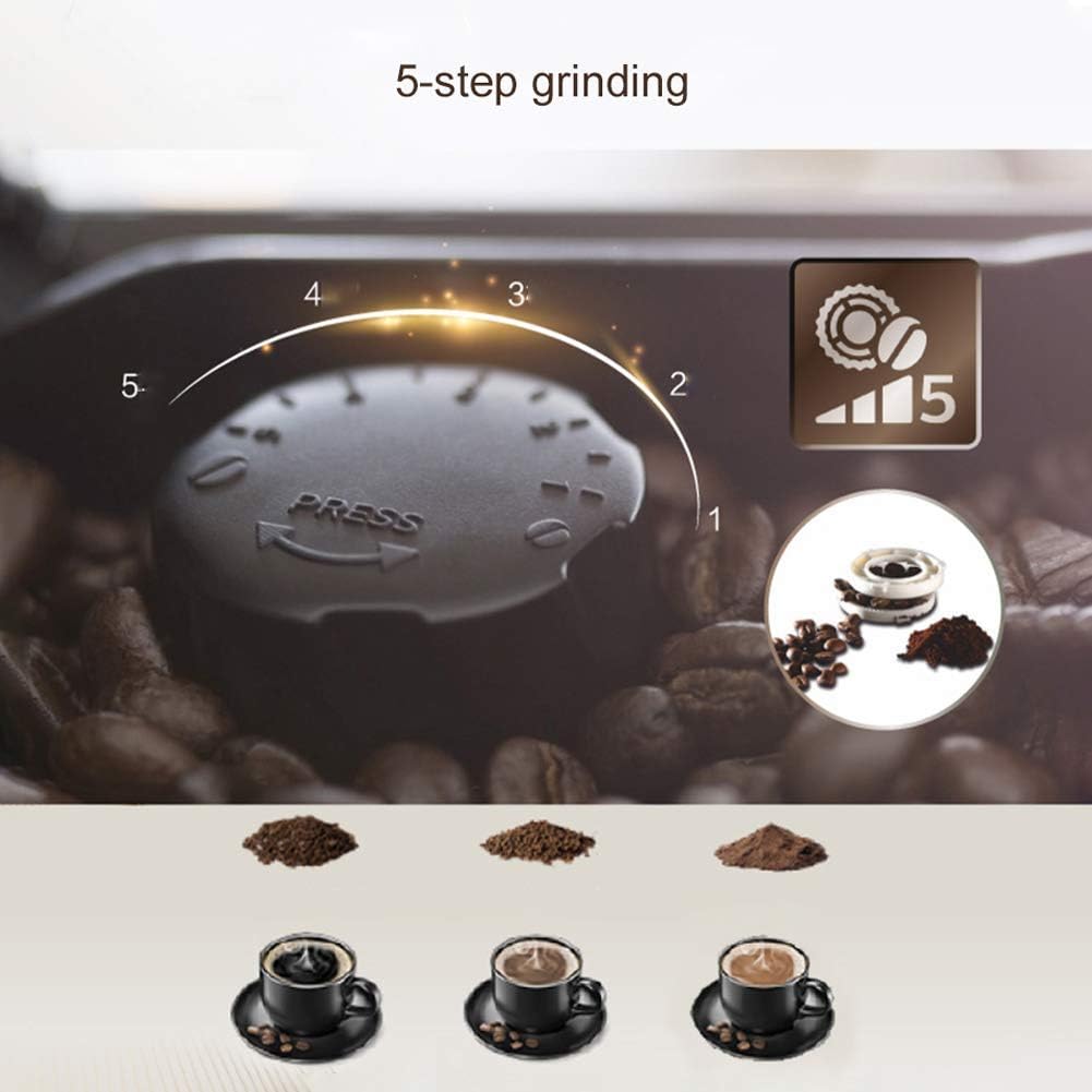 XFZJCHAP Coffee Maker Machines Office Home Italian Automatic Coffee Machine Milk Container with Automatic Foaming System Coffee Maker The New