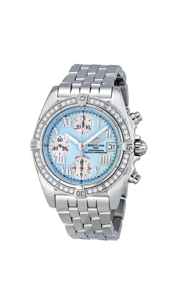 Breitling Cockpit Chronograph Automatic Diamond Mens Watch A1335853-L510SS