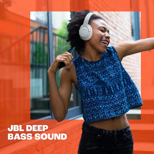 JBL Tune 770 NC Wireless Over-Ear Bluetooth Headphones with Adaptive Noise-Cancelling Technology and 70-Hour Battery Life, Black