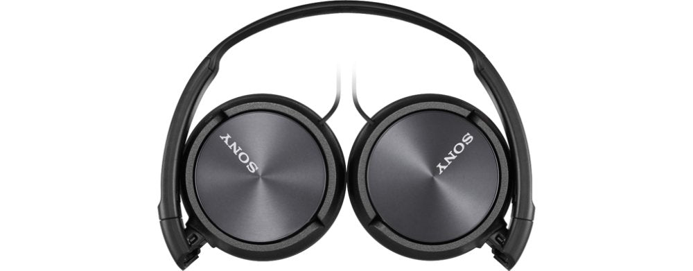 Sony MDR-ZX310 On-Ear Overhead Wired Headphones, Swivel Fold, 3.5mm Headphone Jack - Metallic Black