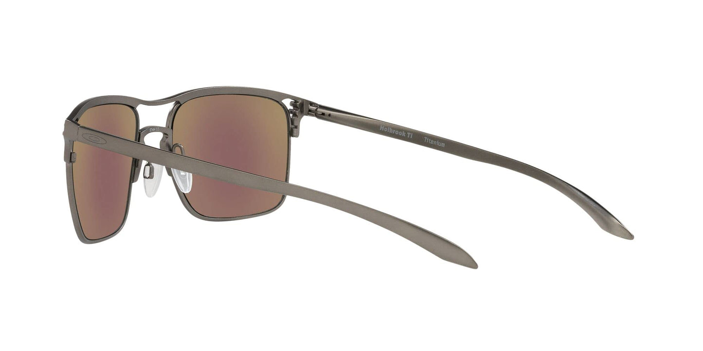 Oakley Men's Wire Tap 2.40 Sunglasses, Matte Ruthenium/Prizm Sapphire, 57/18/139