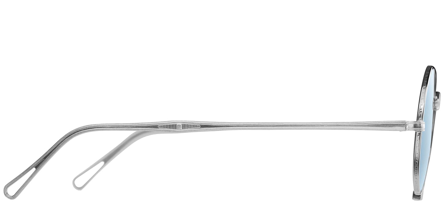 Matsuda 10601H Palladium White/Cobalt Blue 45/27/145 unisex Sunglasses