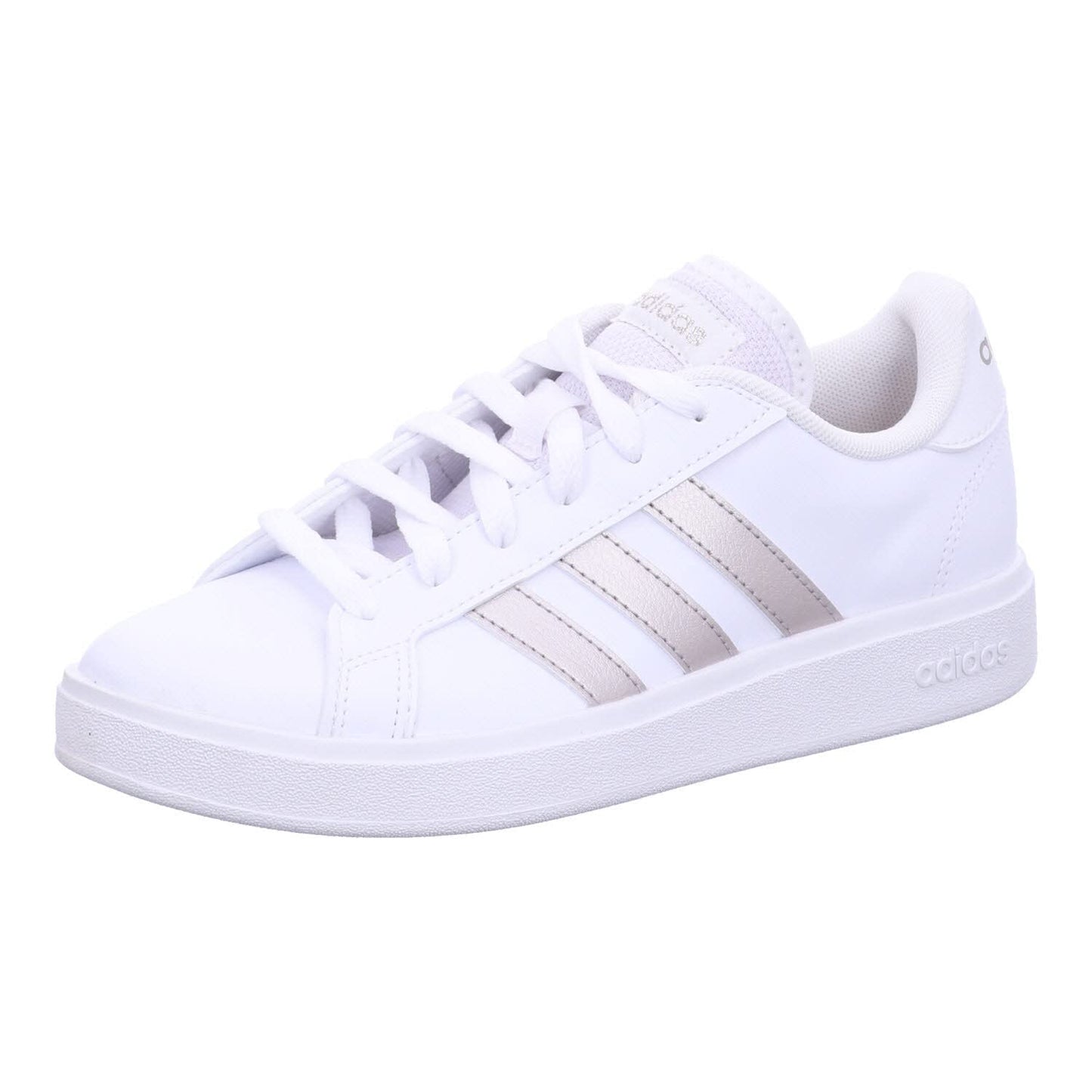 ADIDAS Women's GRAND COURT BASE 2.0 Shoes, Cloud White/Platinum/Cloud White, 6 UK