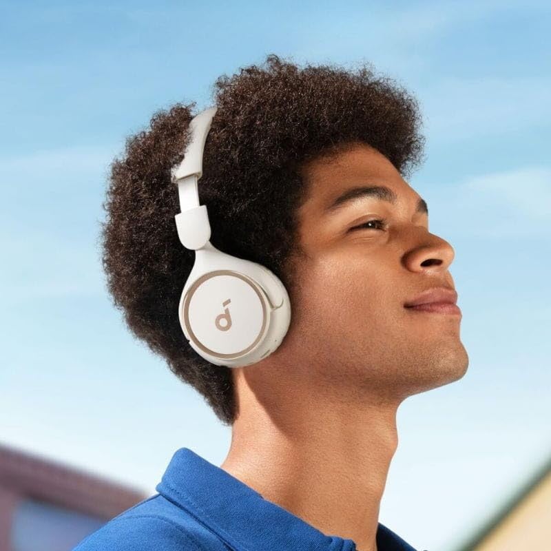 soundcore By Anker H30i Wireless On-Ear Headphones, Foldable Design, Pure Bass, 70H Playtime, Bluetooth 5.3, Lightweight and Comfortable, App Connectivity, Multipoint Connection