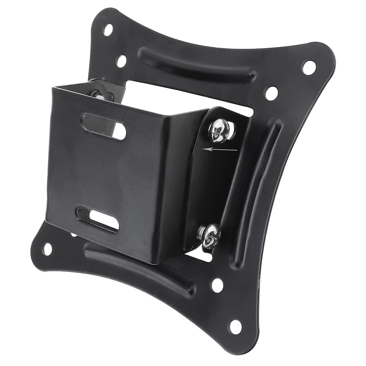 OriGlam Universal TV Wall Mount Bracket Fixed Flat Panel TV Frame Stand Holder 10 Degrees Tilt Angle for 14-27 Inch LCD LED Monitor