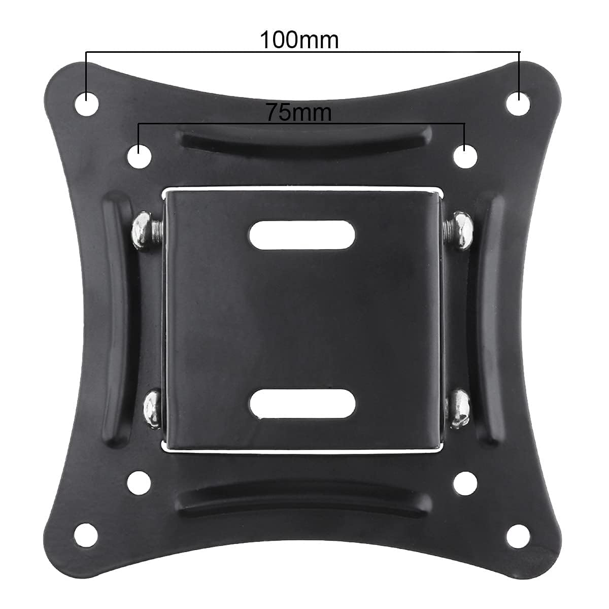 OriGlam Universal TV Wall Mount Bracket Fixed Flat Panel TV Frame Stand Holder 10 Degrees Tilt Angle for 14-27 Inch LCD LED Monitor
