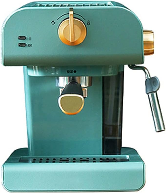 EKSED Coffee Machine Milk Frother Kitchen Appliances Electric Foam Cappuccino Coffee Maker (Color : Green, Size (Green/110