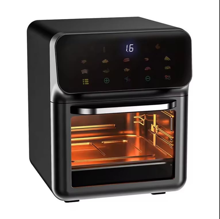 Air fryer, large capacity air fryer, visual smart touch, fully automatic household electric fryer, oil-free multi-function multi-layer oven
