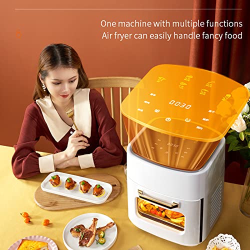 THREMA Air Fryer Toaster Oven Combo, Convection Oven Countertop with Digital Touchscreen, Handle Clip and Roasting Basket, Extra Large Capacity, for Home Kitchen