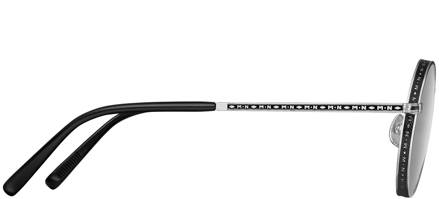 Matsuda M3100 SUN Palladium White Matte Black/Grey 47/23/145 unisex Sunglasses