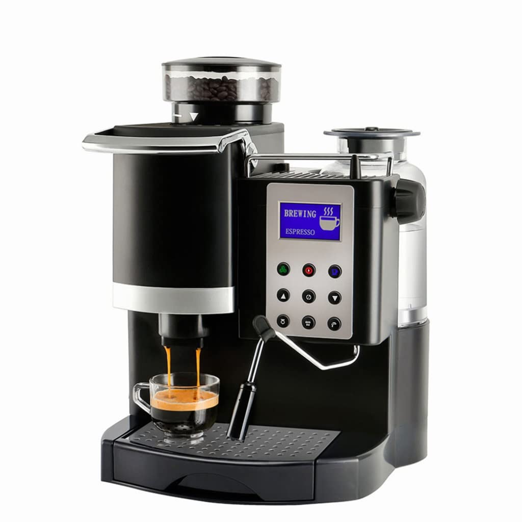EKSED Coffee Machine Milk Frother Kitchen Appliances Electric Foam Cappuccino Coffee Maker (Color : A, Size (A/142