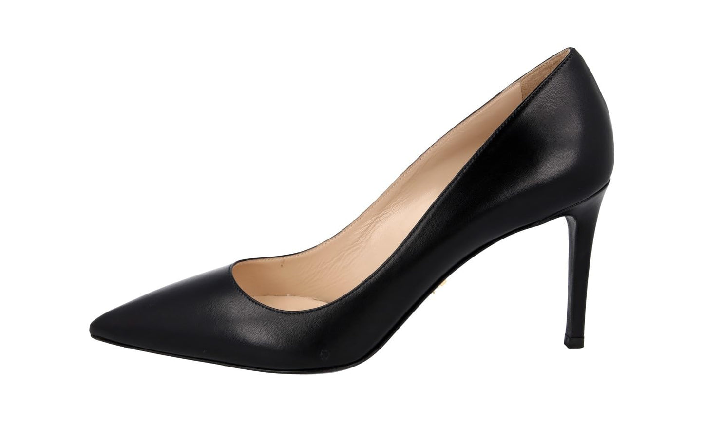 Prada Women's 1I939F Black Leather Court Shoes/Pumps UK 6 / EU 39