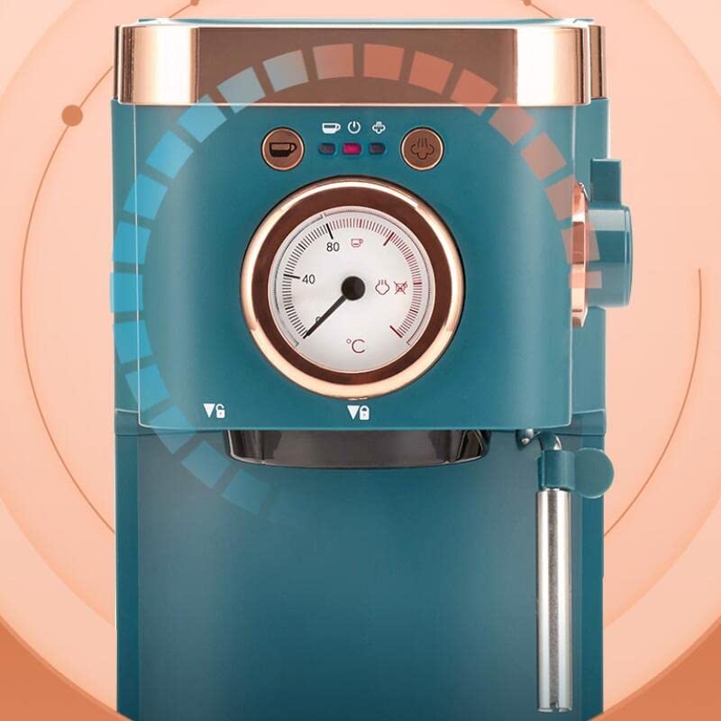 EKSED Coffee Machine Milk Frother Kitchen Appliances Electric Foam Cappuccino Coffee Maker (Color : Blue, Size : 160 * 383 * 311 (mm)) (Blue 160 * 383 * 311 (mm))/94