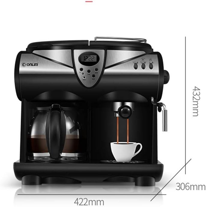 HWSY Fully automatic coffee machine, small fresh grinding, American Italian one machine Interesting