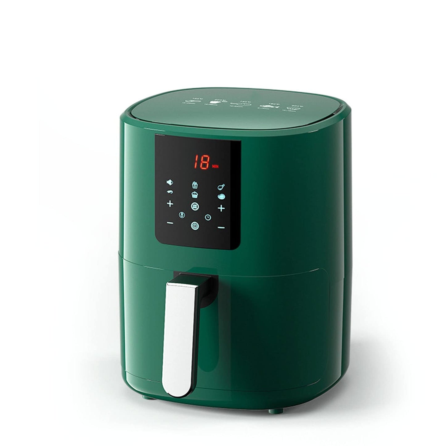 6L Air Fried Pot Oven, Cooking Book And Baking Suit, Temperature Control And Timer (Color : Groen)