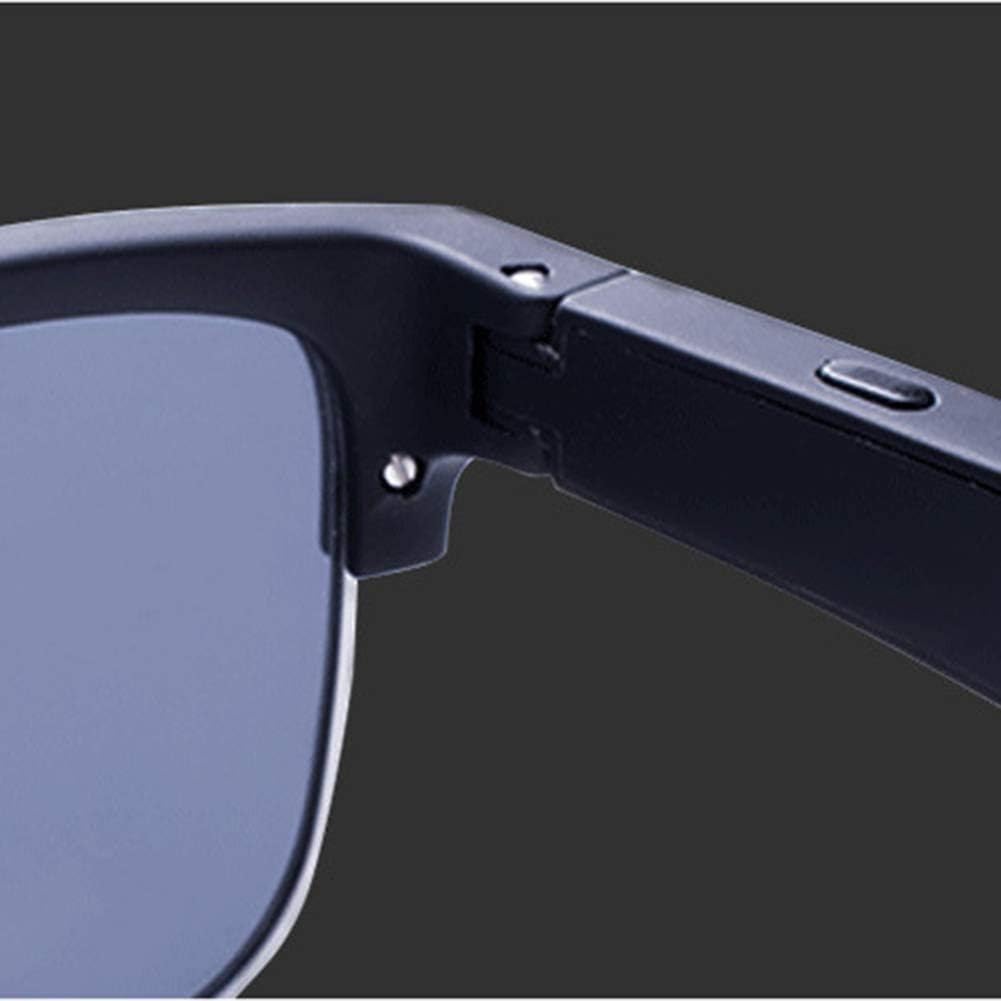 ONOTEC Wireless Bluetooth Audio Sunglasses, Polarized Light Sunglasses Stereo Music Bluetooth Waterproof Headset, Headphones Music, for Men & Women, Polarized Glasses Lenses (Color : Gray)