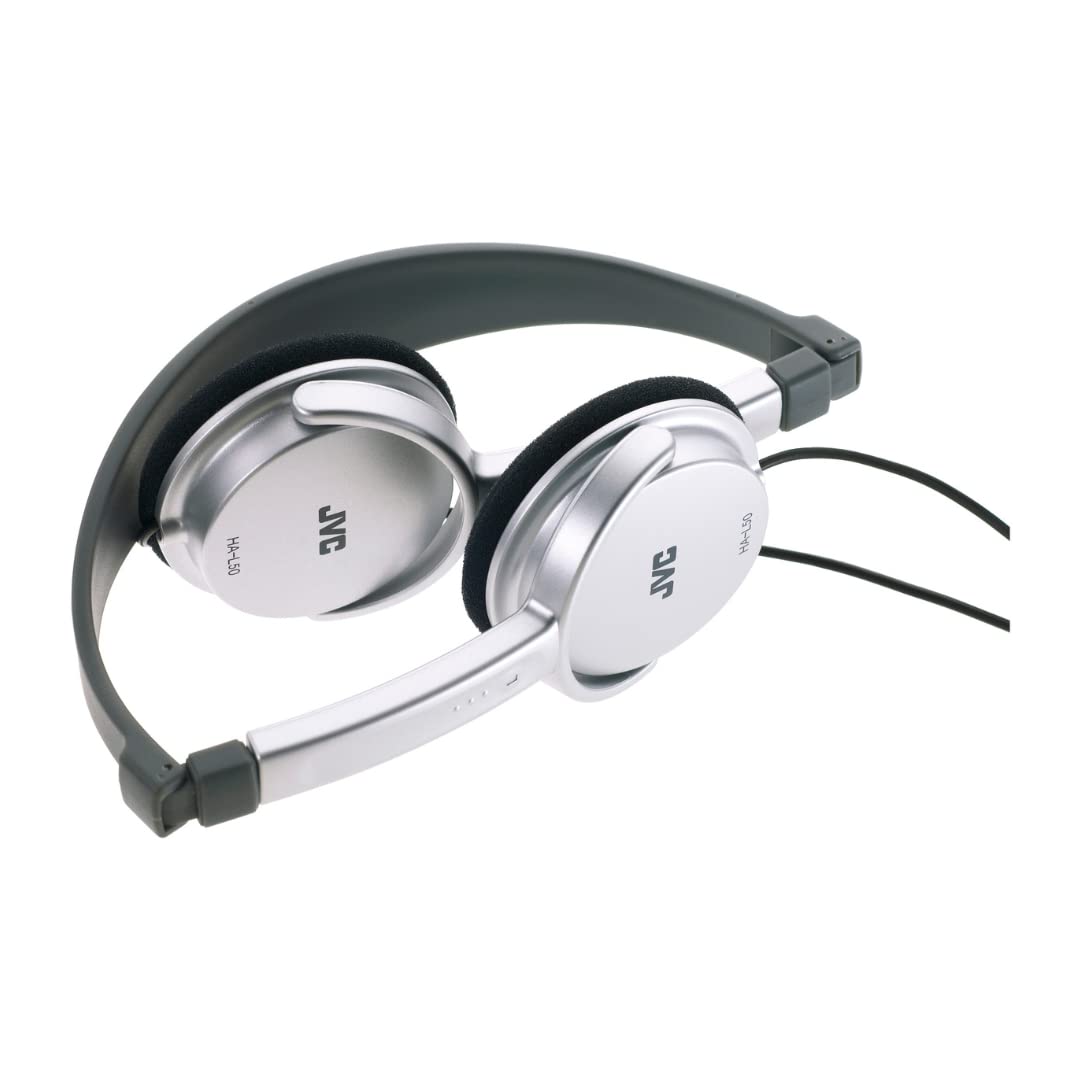 JVC Wired Lightweight Headphones - Black, HA-L50-B-E
