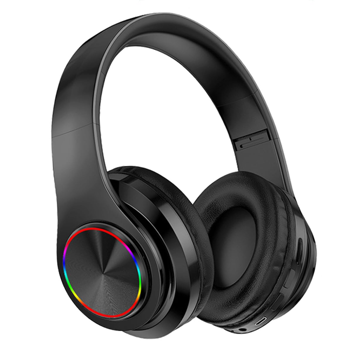 Bluetooth Headphones Over-Ear, Foldable Wireless and Wired Stereo Headset Micro SD/TF, FM for Cell Phone,PC,Soft Earmuffs &Light Weight for Travel/Office/Cellphone/PC