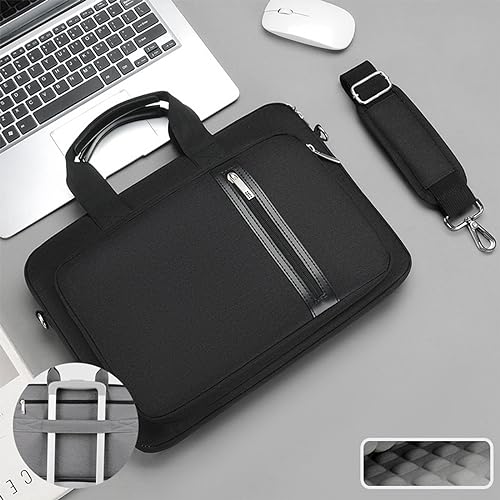 Fhsqwernm Oxford Cloth Laptop Shoulder Bag For MacAir 14 15.6 17.3" Inch Notebook Flapover Sleeve Case