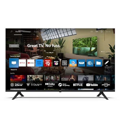 Philips 65PUS7009 4K LED Smart TV - 65 Inch Display with Pixel Precise Ultra HD Titan OS Platform and Dolby Atmos Sound, Works with Alexa and Google Voice Assistant - Black