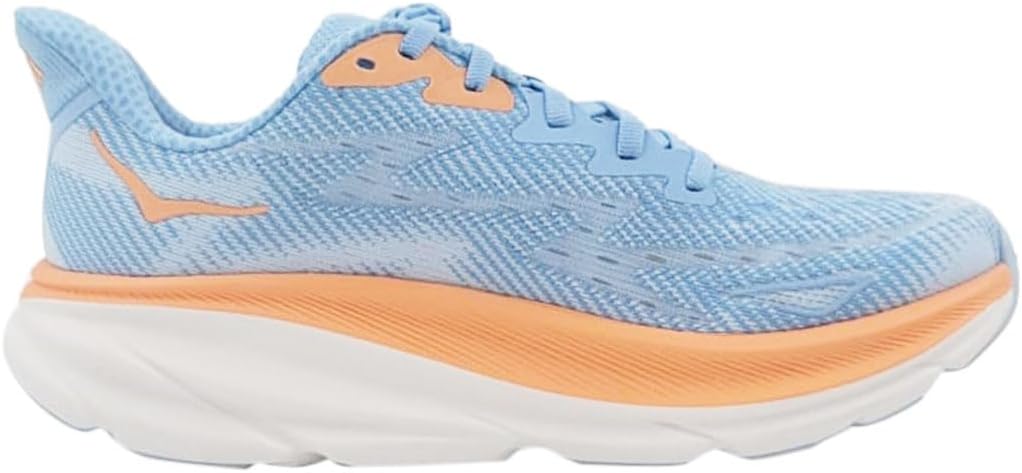 HOKA ONE ONE Clifton 9 Womens Shoes, Airy Blue/Ice Water, 8.5 UK