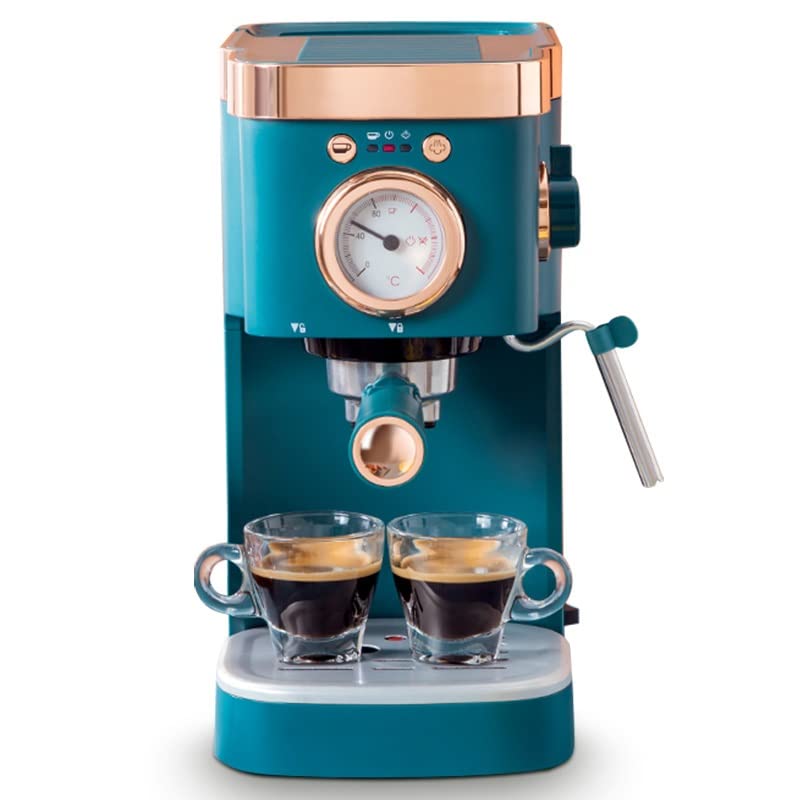 EKSED Coffee Machine Milk Frother Kitchen Appliances Electric Foam Cappuccino Coffee Maker (Color : Blue, Size : 160 * 383 * 311 (mm)) (Blue 160 * 383 * 311 (mm))/94